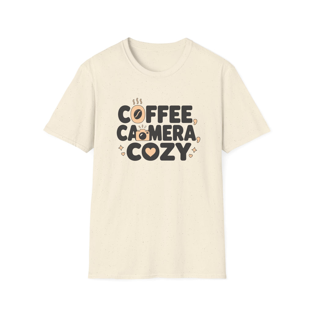 Coffee Camera Cozy Vibes T-shirt