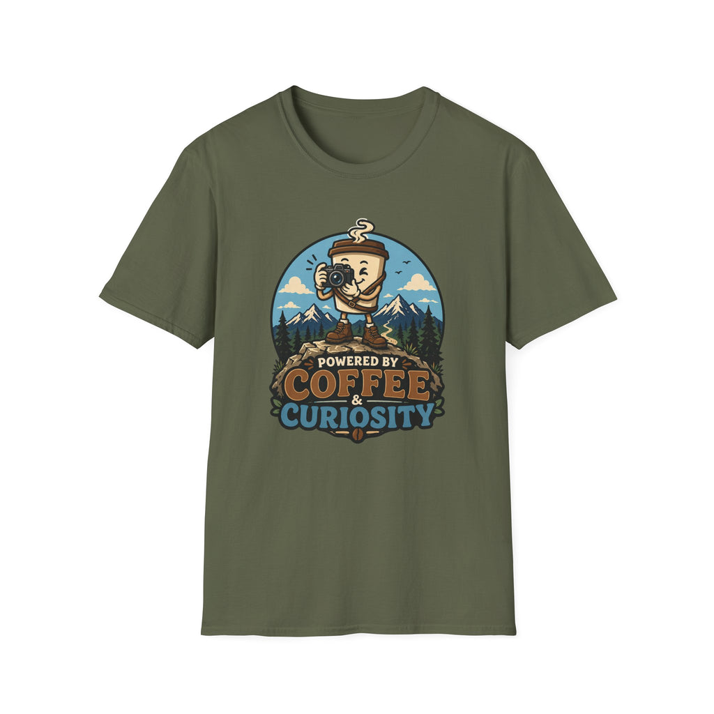 Powered by Coffee & Curiousity T-Shirt