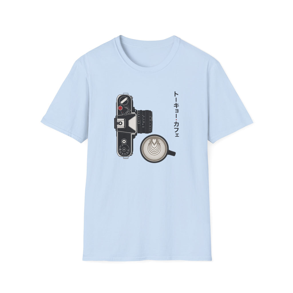 Coffee & Camera in Tokyo style T-shirt