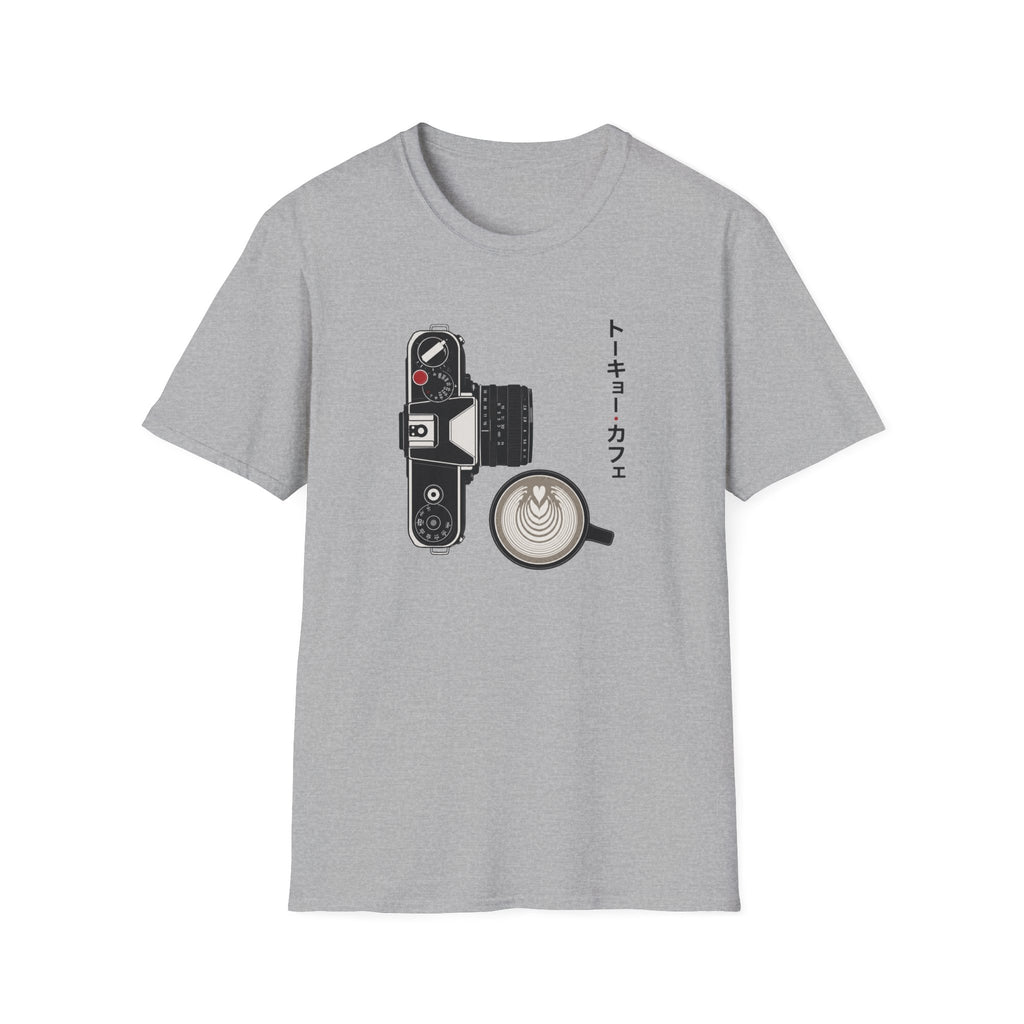 Coffee & Camera in Tokyo style T-shirt