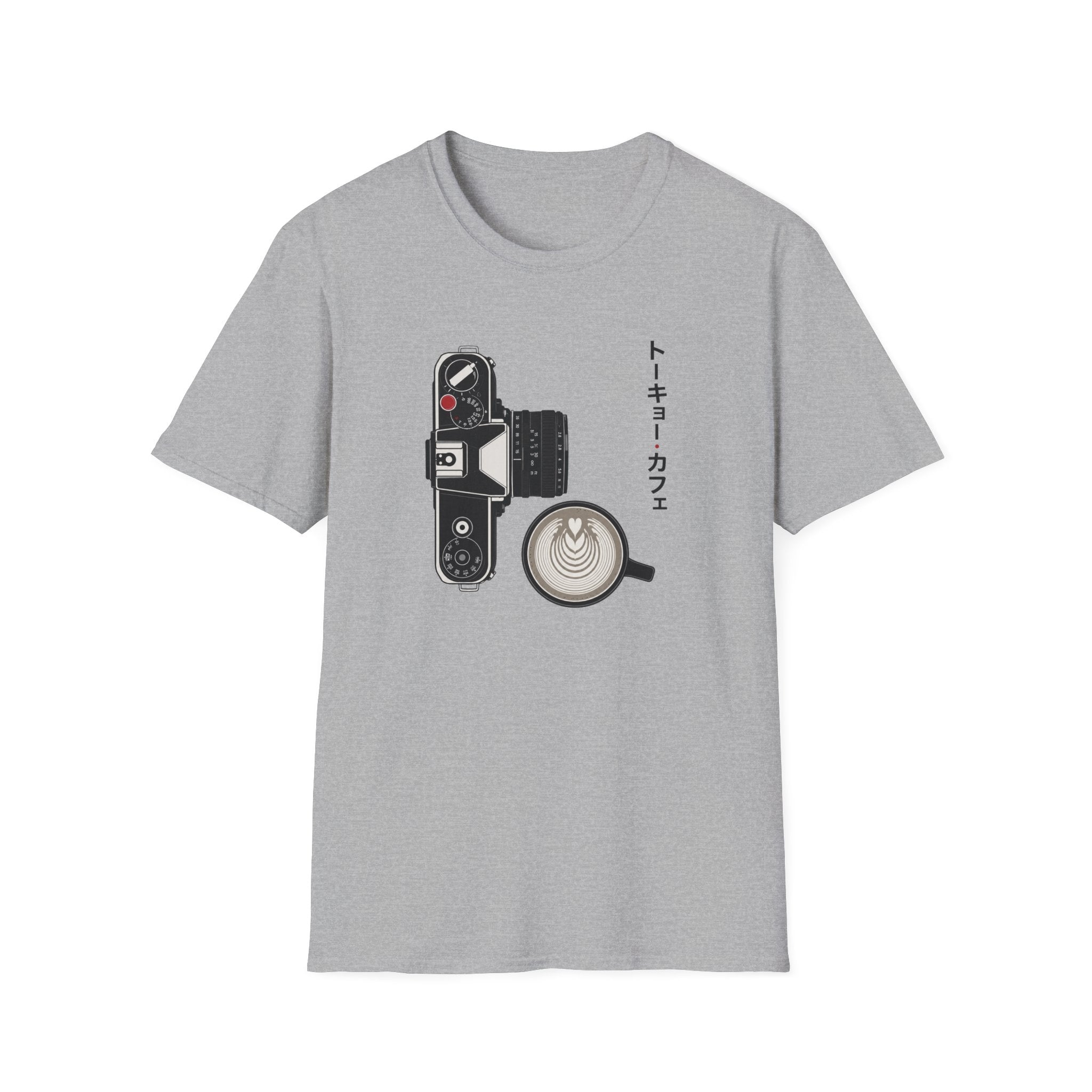 Coffee & Camera in Tokyo style T-shirt