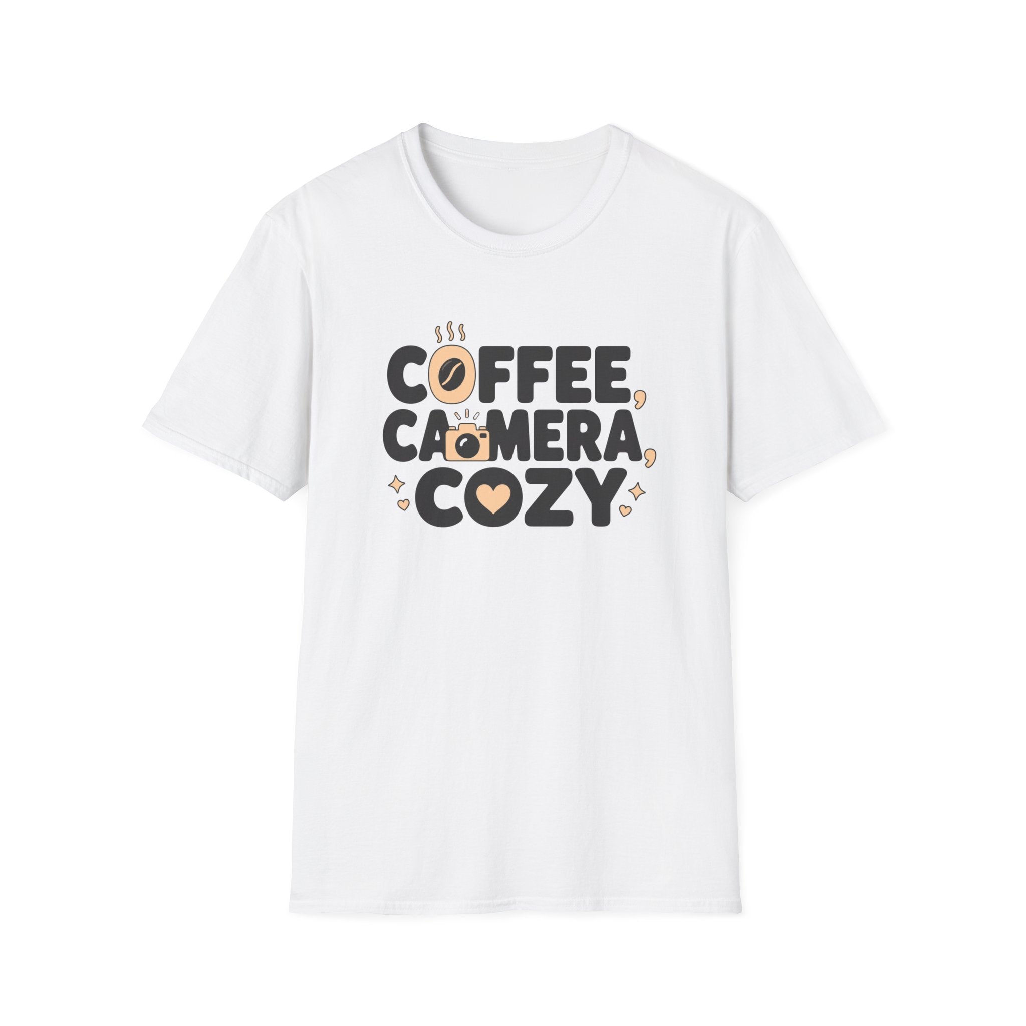 Coffee Camera Cozy Vibes T-shirt