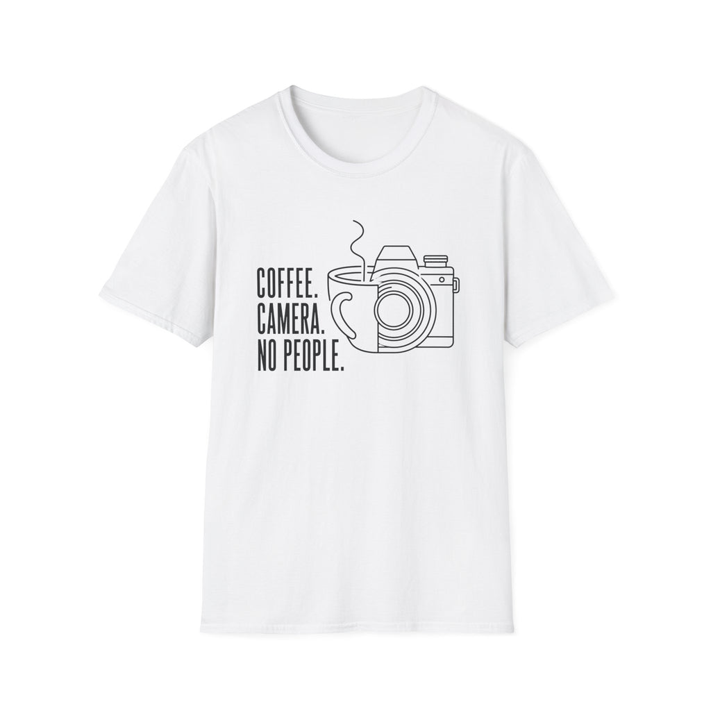 Coffee & Camera Fusion Art - T-Shirt