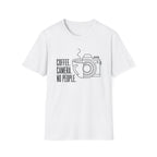 Coffee & Camera Fusion Art - T-Shirt