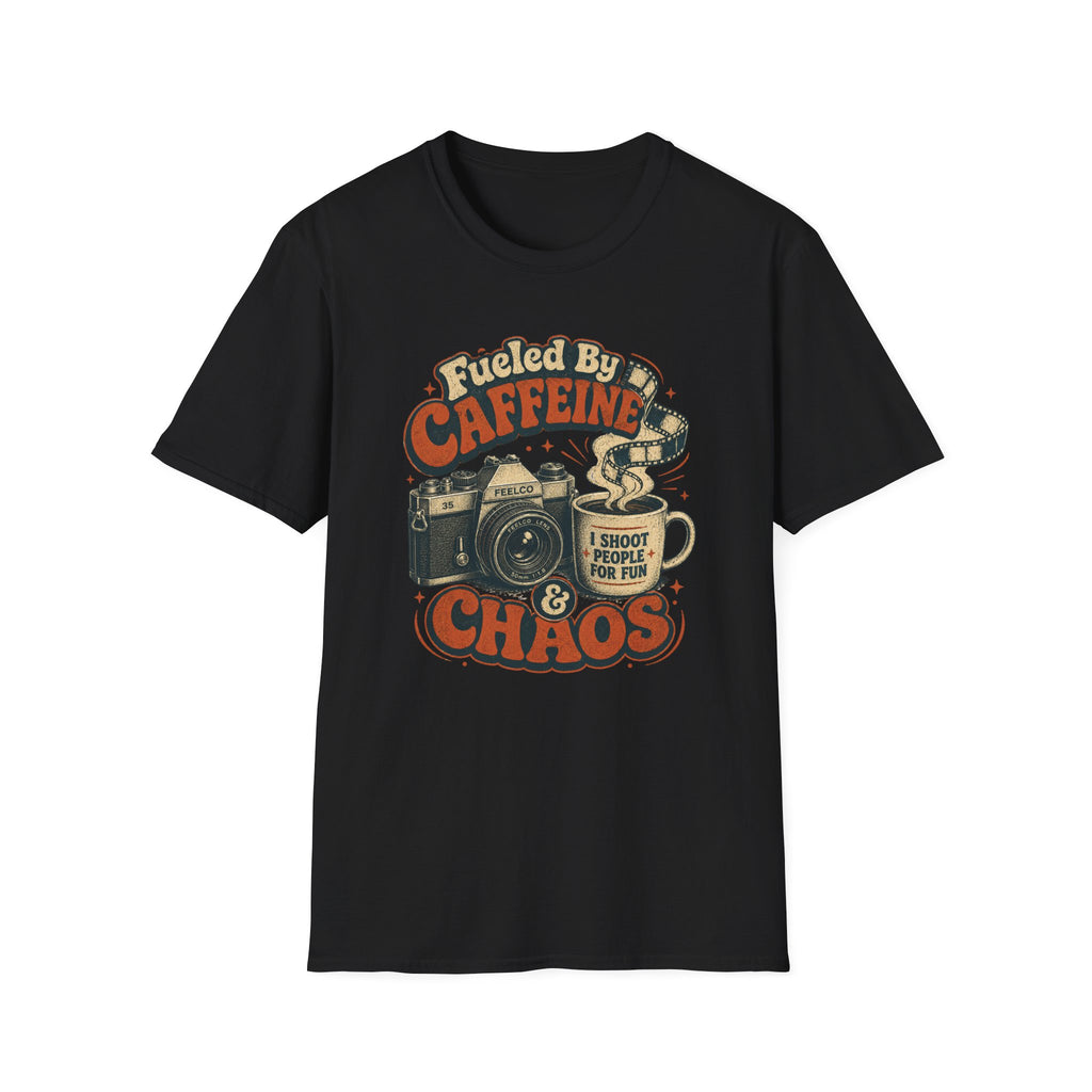 Fueled By Caffeine & Chaos T-Shirt