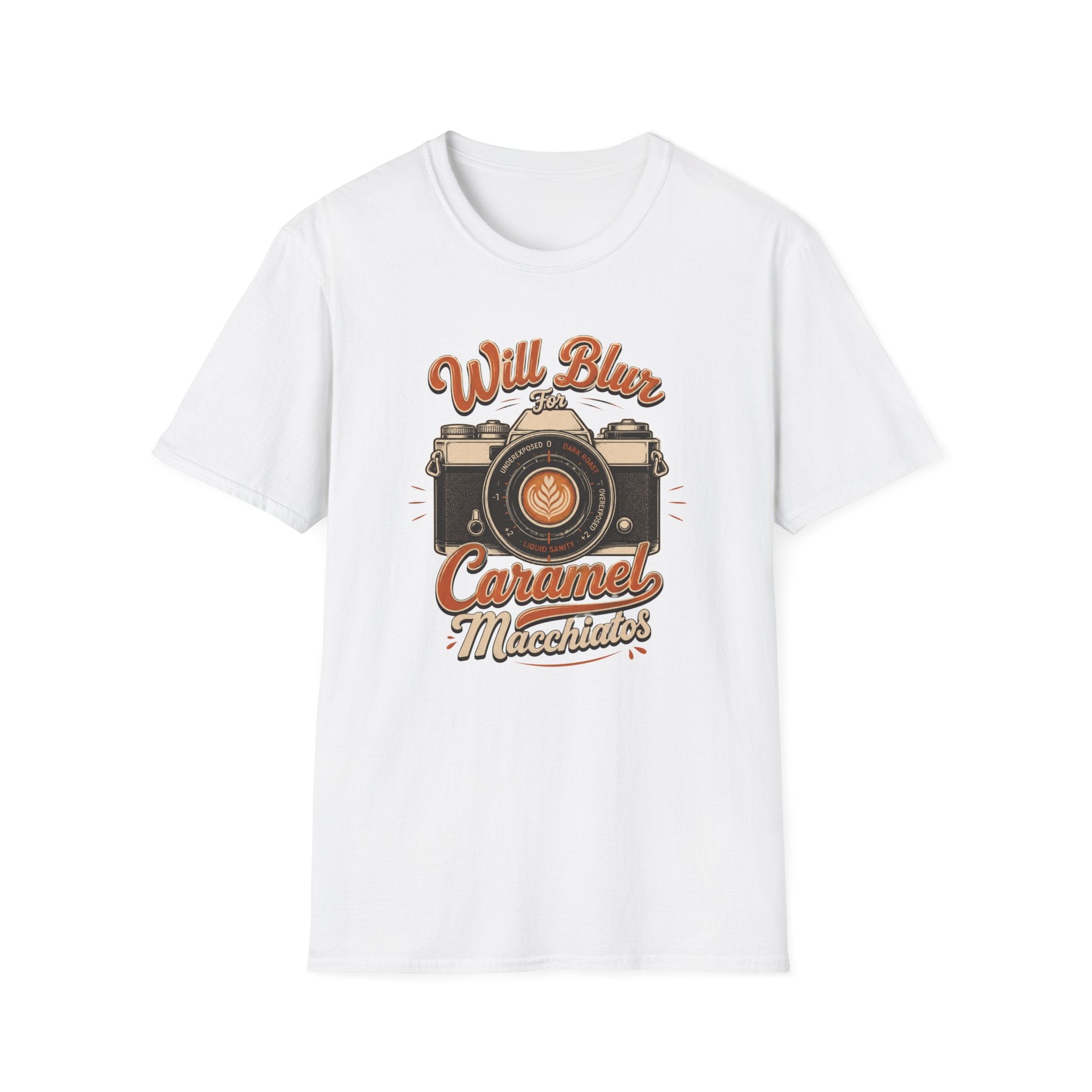 Will Blur For Caramel Macchiatos T-shirt