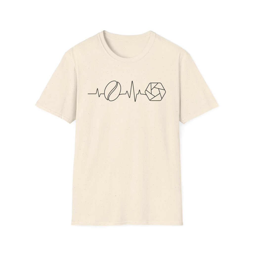Coffee Lens Heartbeat T-Shirt