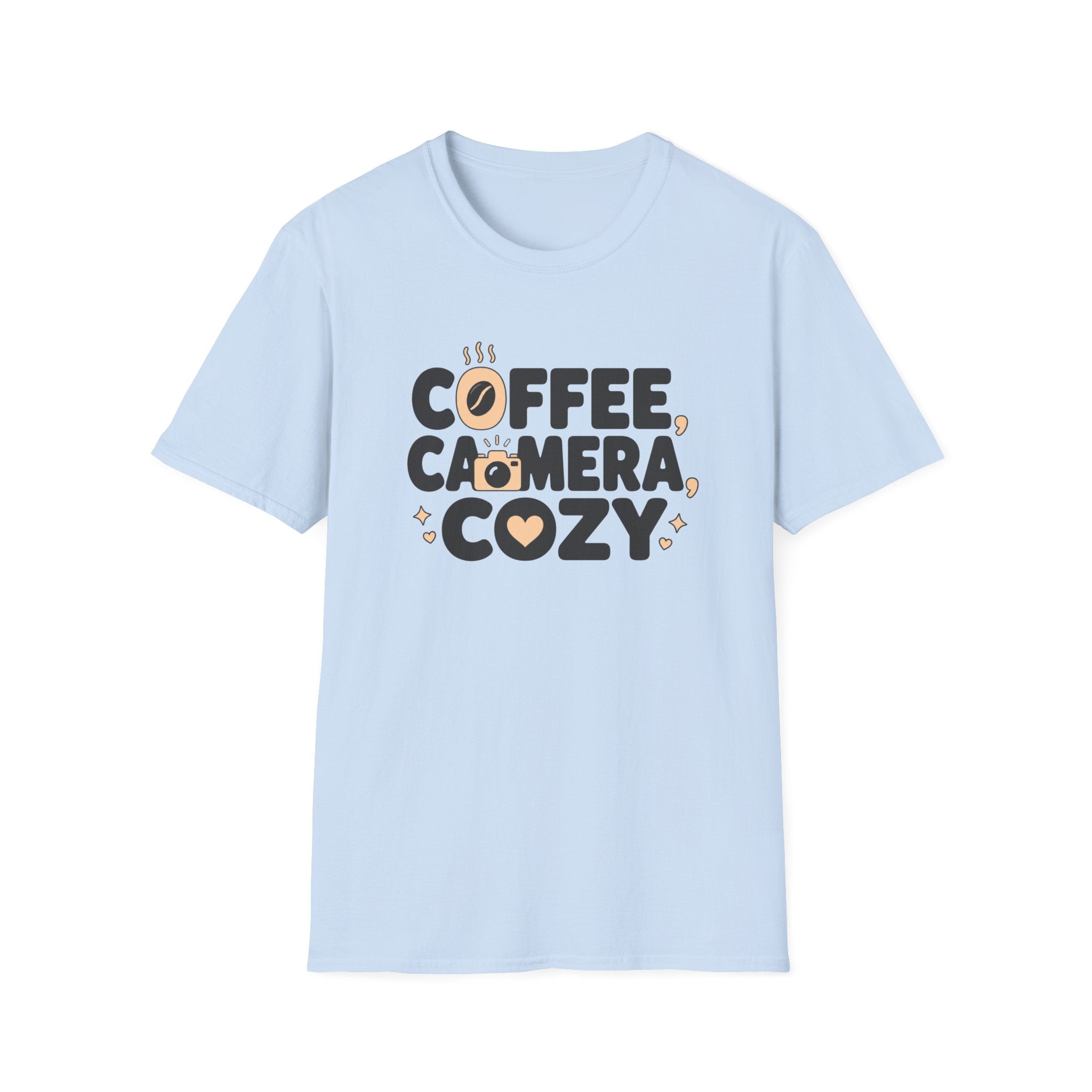 Coffee Camera Cozy Vibes T-shirt