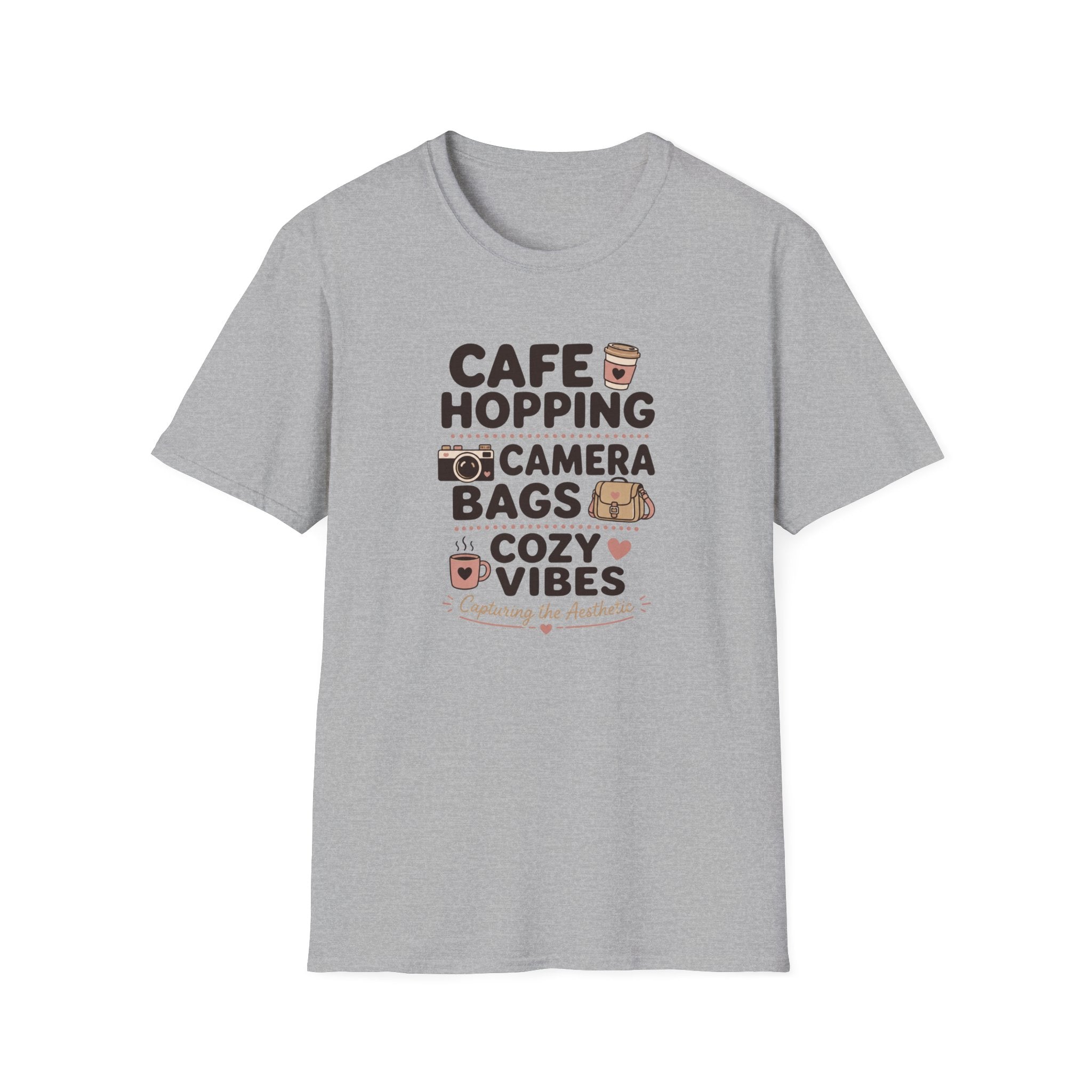 Cafe Hopping and Cozy Vibes T-shirt