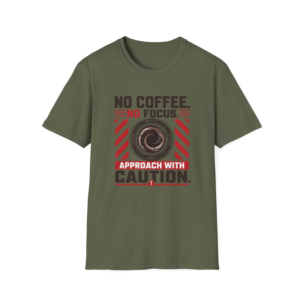 No Coffee, No Focus Warning - Tshirt