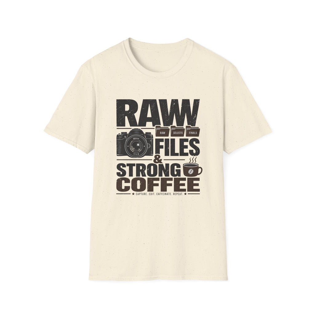 Raw Files & Strong Coffee T-Shirt