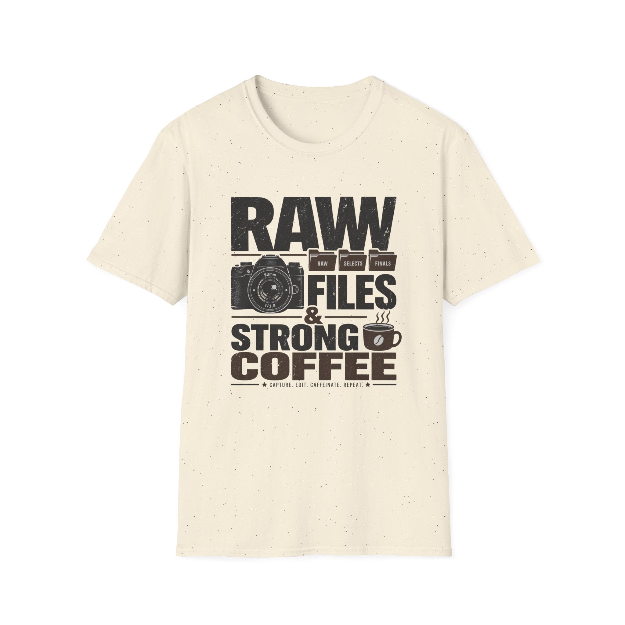 Raw Files & Strong Coffee T-Shirt