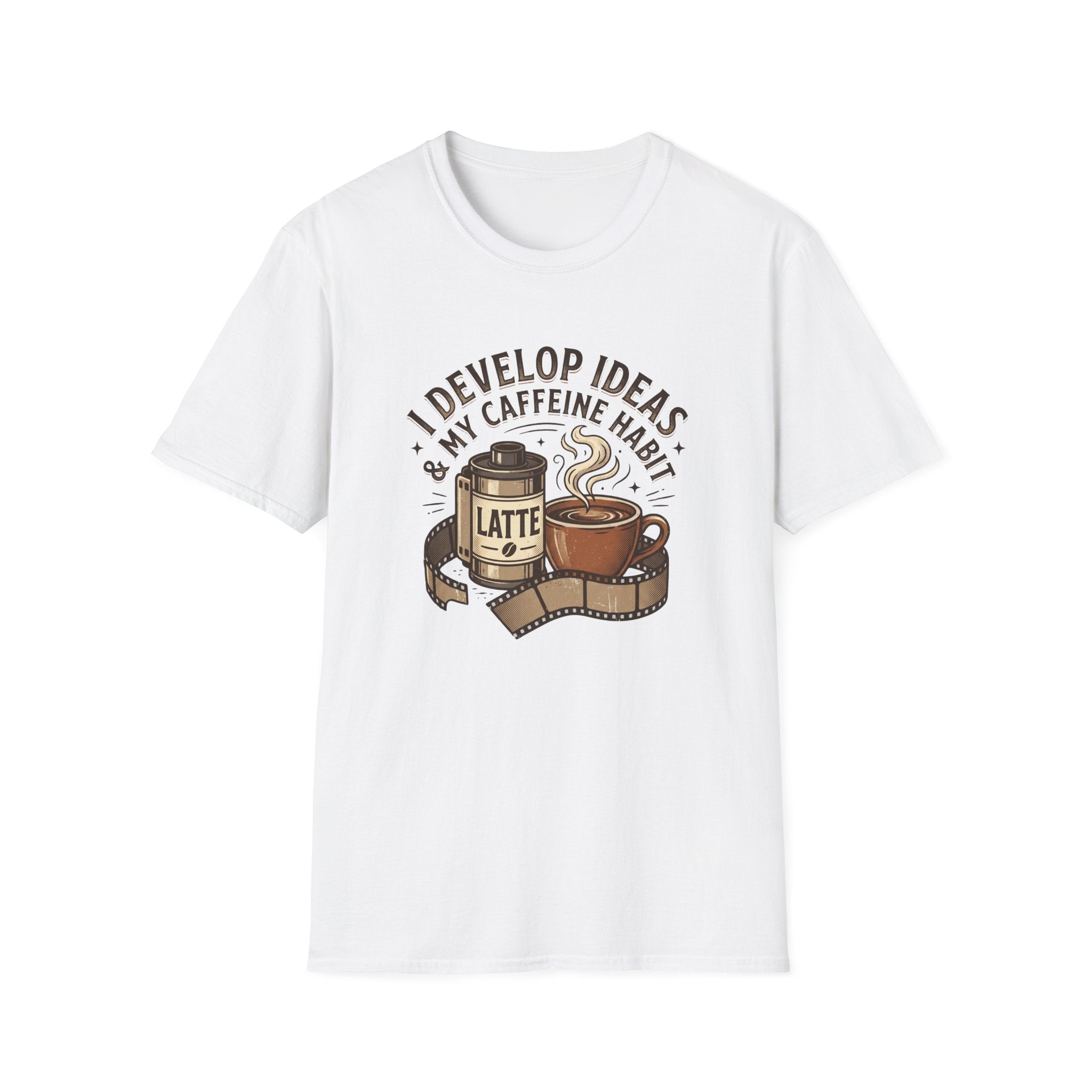 I Develop Ideas & My Caffeine Habit T-Shirt