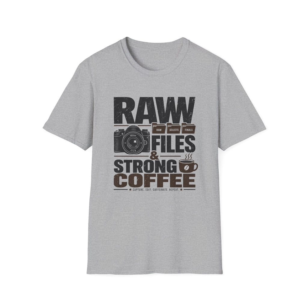 Raw Files & Strong Coffee T-Shirt
