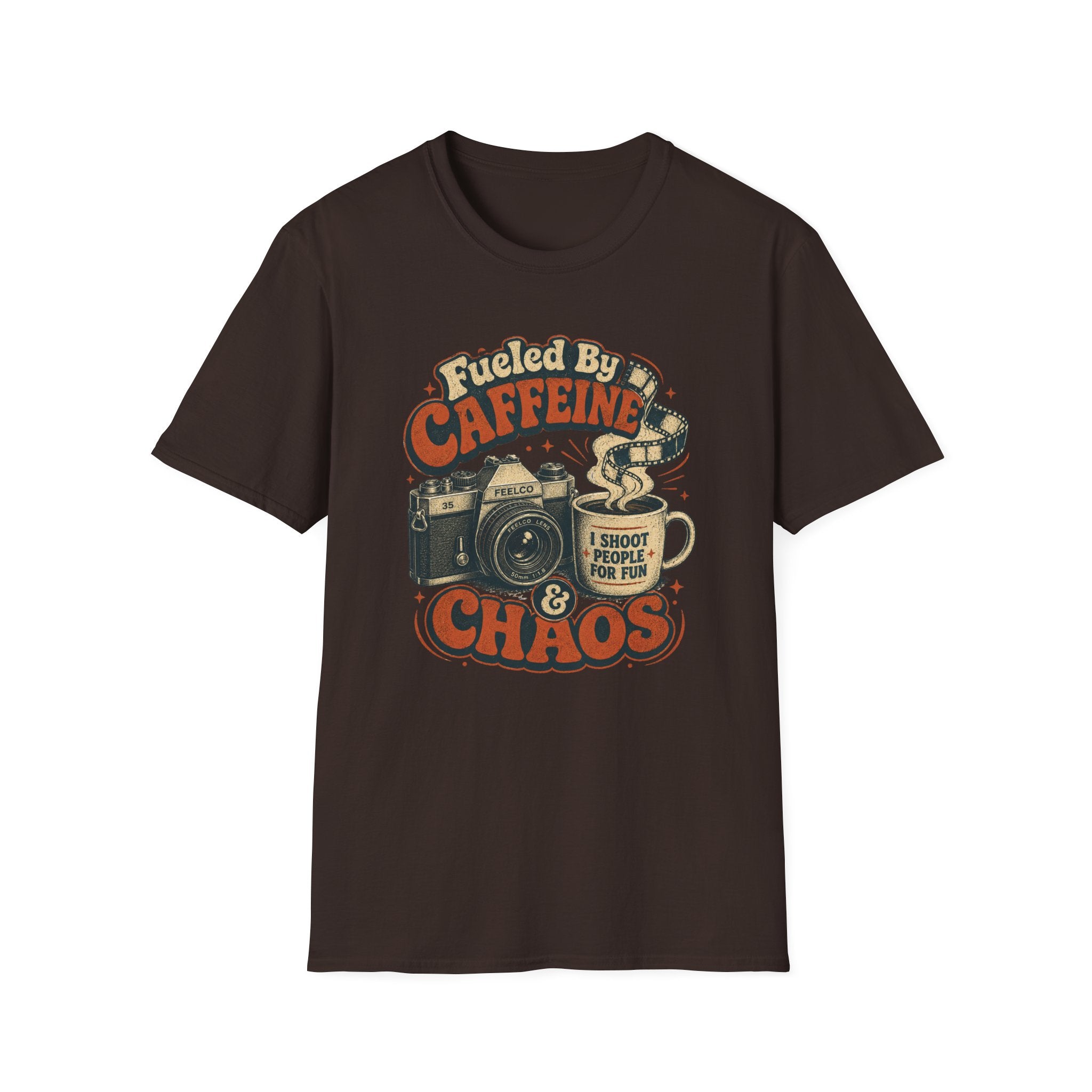 Fueled By Caffeine & Chaos T-Shirt