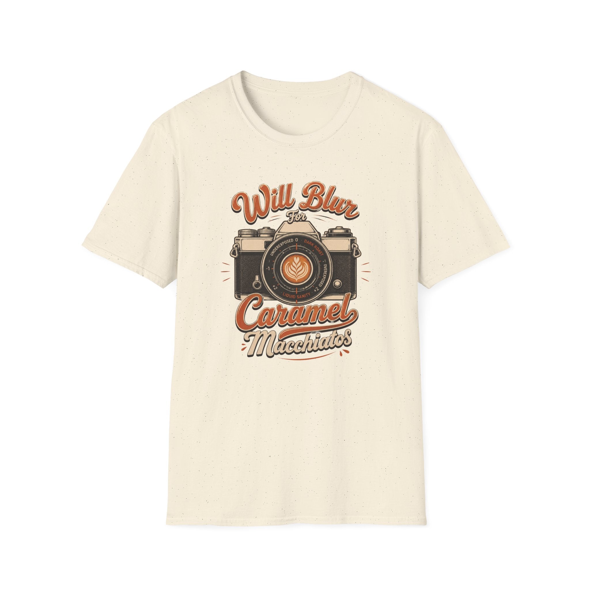 Will Blur For Caramel Macchiatos T-shirt