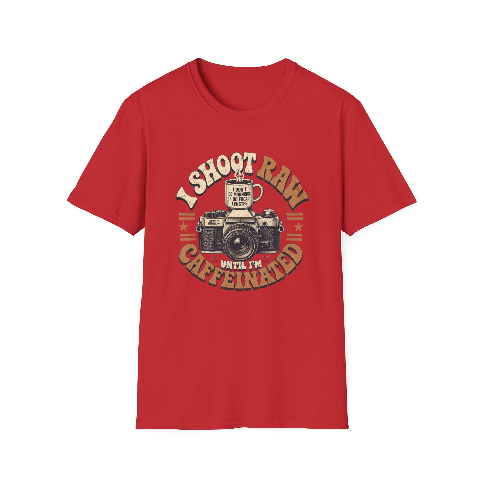 Shoot Raw, Coffee First - Tshirt