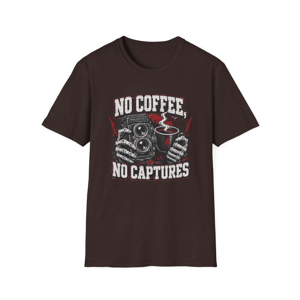 No Coffee, No Captures T-Shirt