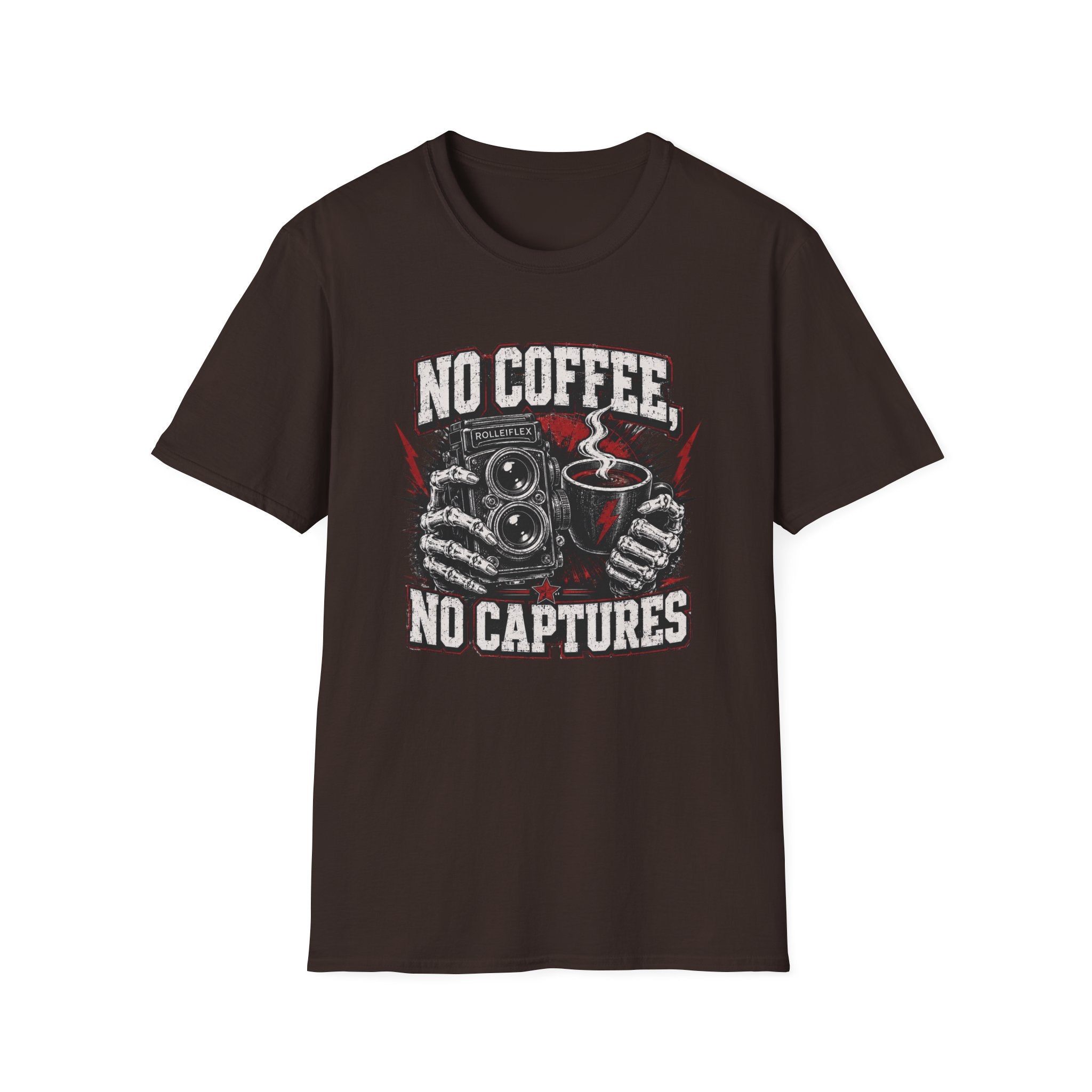 No Coffee, No Captures T-Shirt