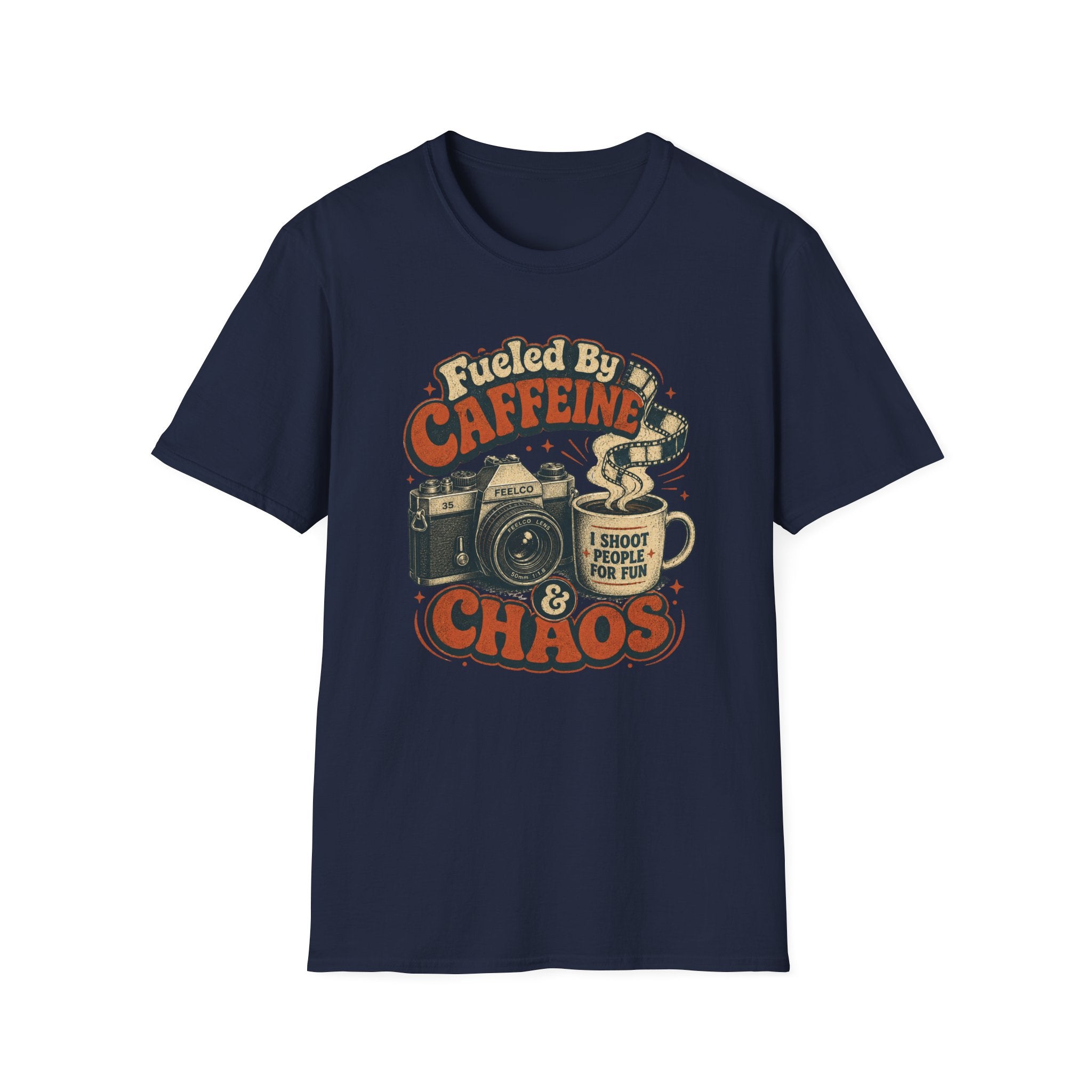 Fueled By Caffeine & Chaos T-Shirt