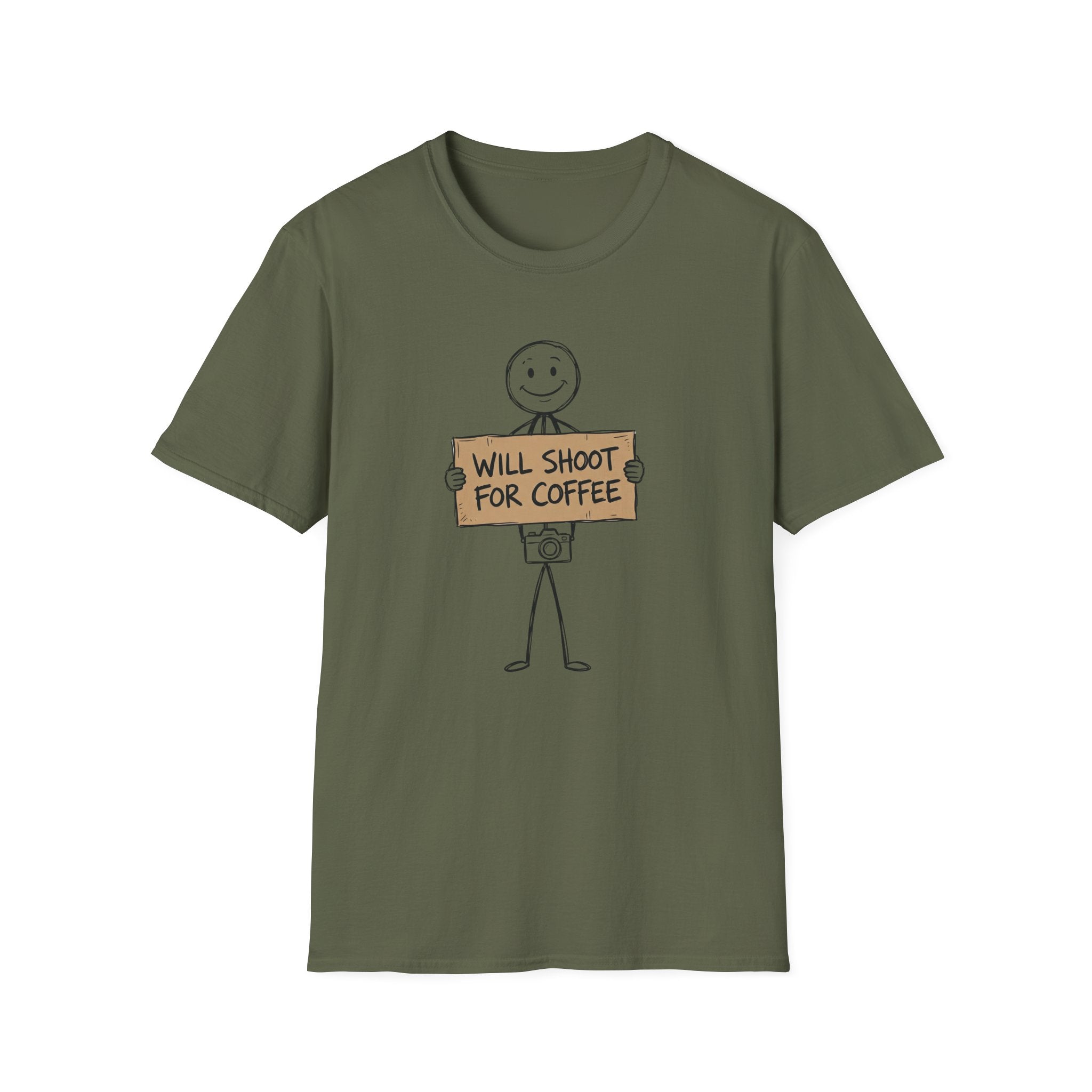 Will Shoot for Coffee T-Shirt