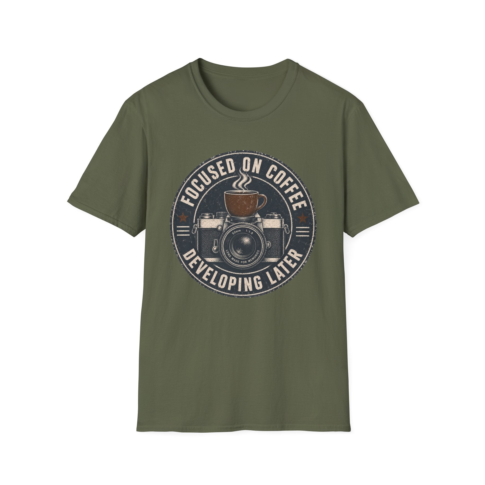 Focused on Coffee Developing Later T-Shirt