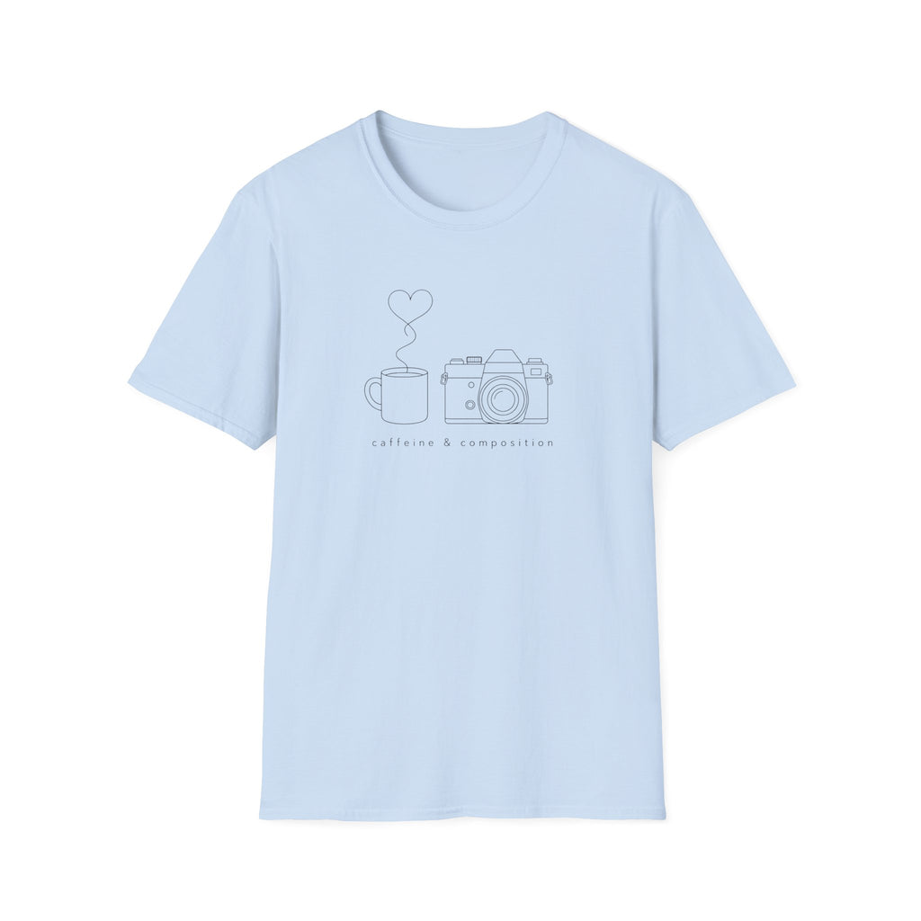 Caffeine & Composition in Minimal Design T-shirt
