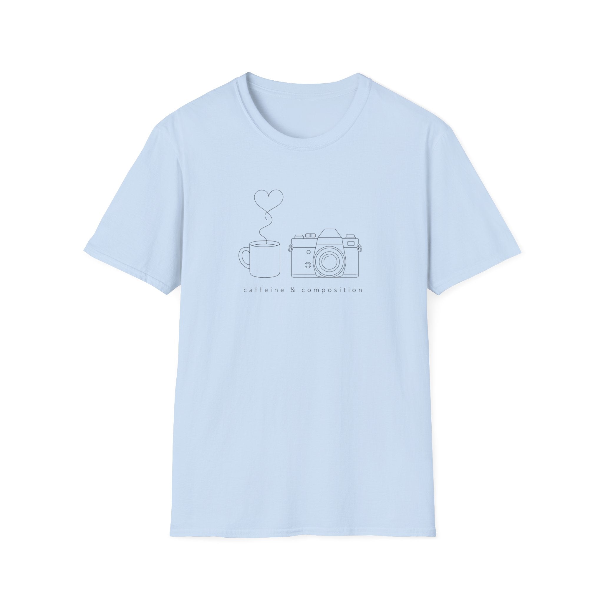 Caffeine & Composition in Minimal Design T-shirt