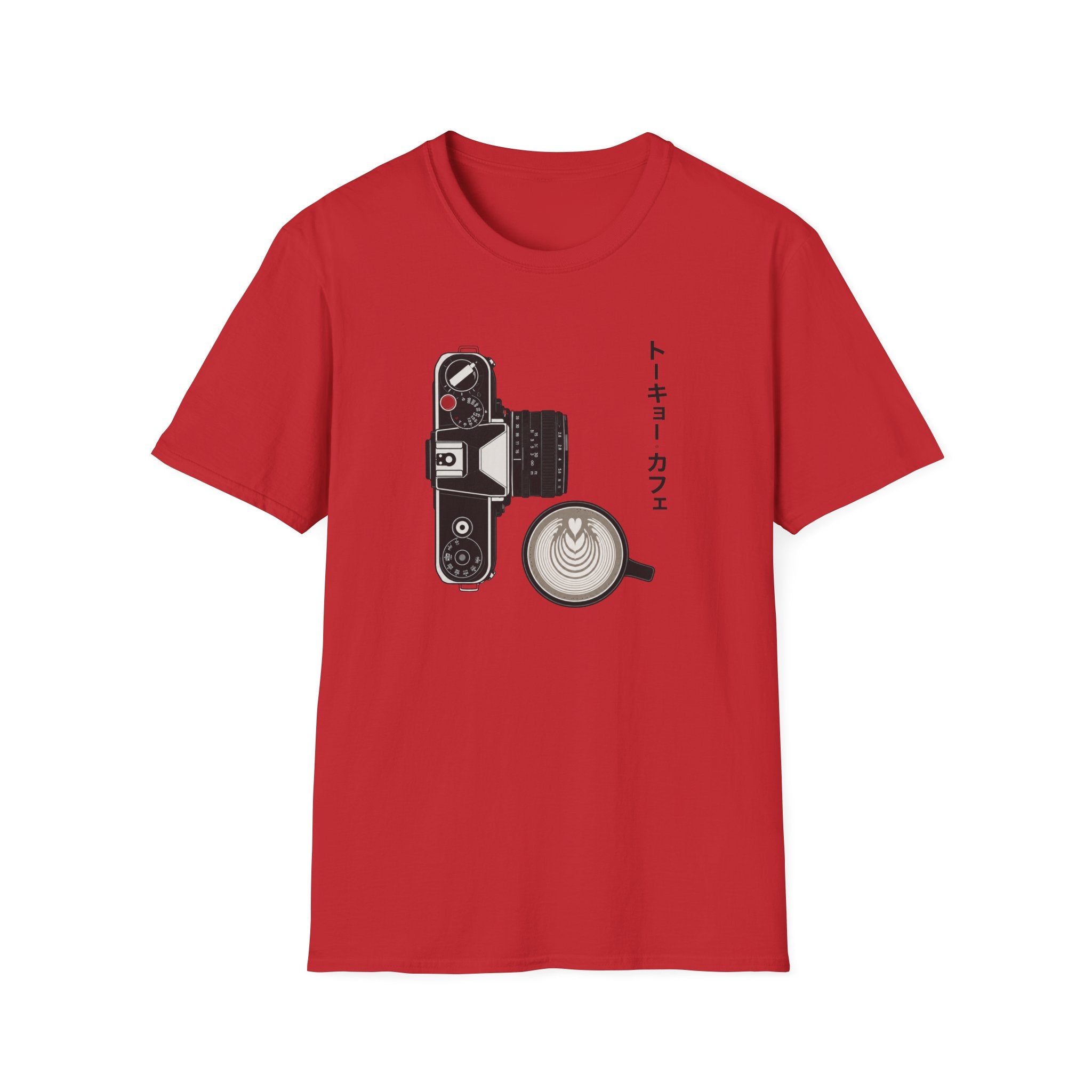 Coffee & Camera in Tokyo style T-shirt