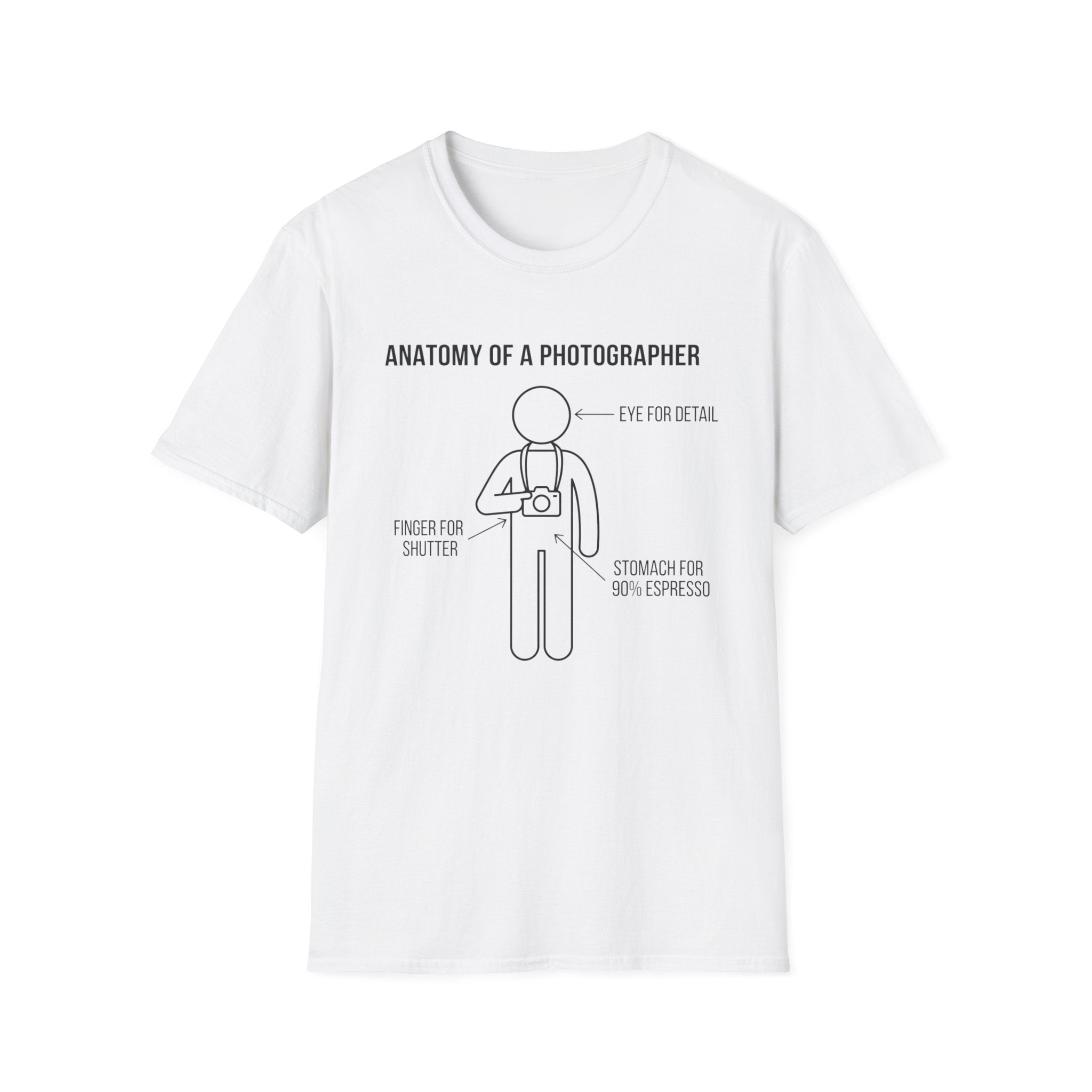 Anatomy of a Photographer T-Shirt