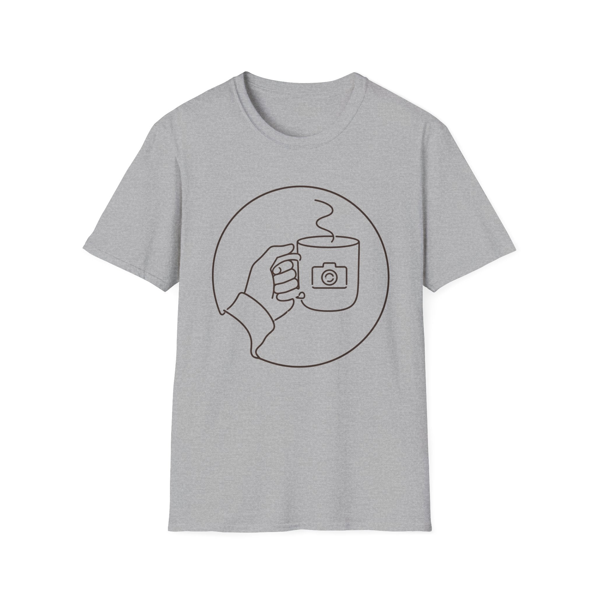 Hand Cup Line Art T-Shirt