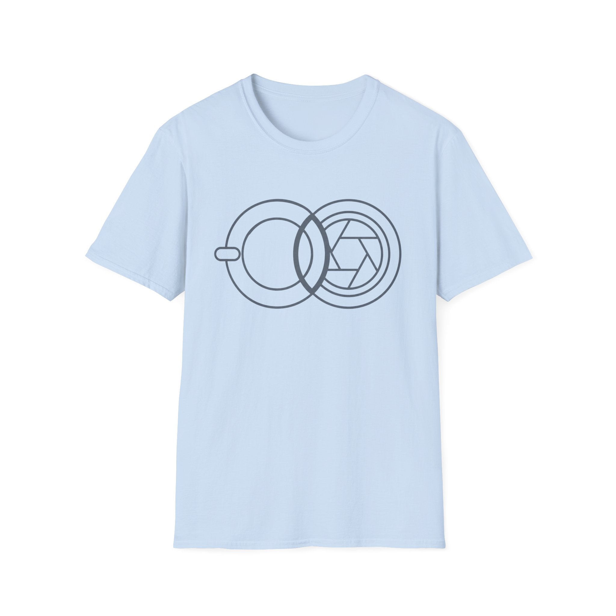 Geometric Cup & Lens Line T-Shirt