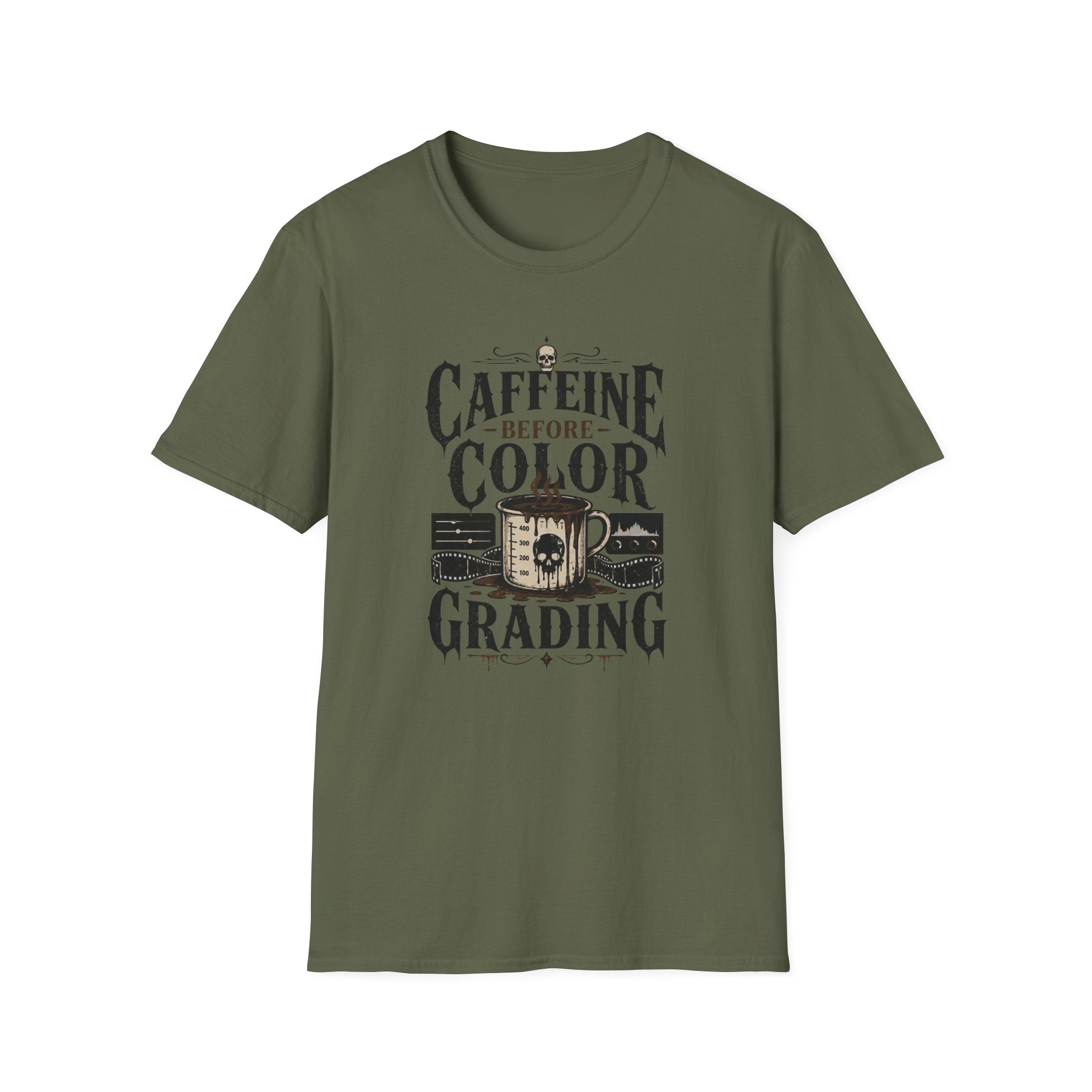 Caffeine Before Color Grading T-Shirt