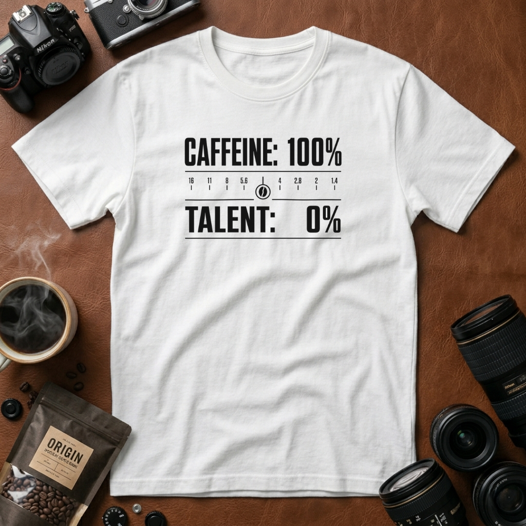 Caffeine 100 Talent 0 T-Shirt