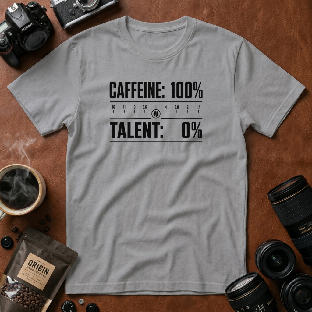 Caffeine 100 Talent 0 T-Shirt