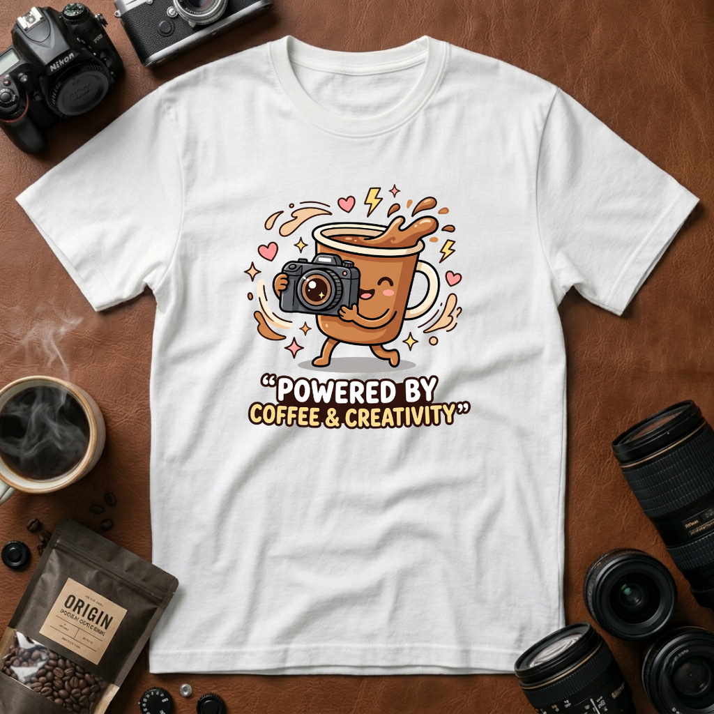 Powered by Coffee & Creativity T-Shirt