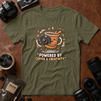 Powered by Coffee & Creativity T-Shirt