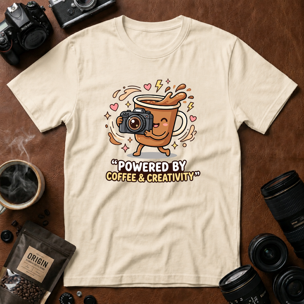 Powered by Coffee & Creativity T-Shirt