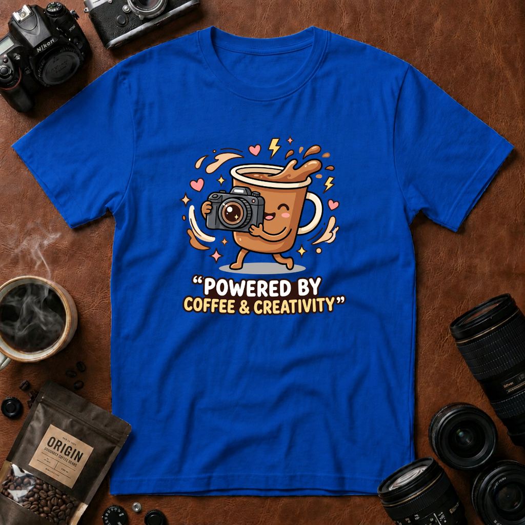 Powered by Coffee & Creativity T-Shirt