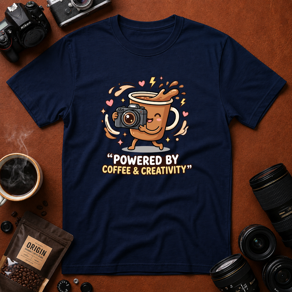 Powered by Coffee & Creativity T-Shirt
