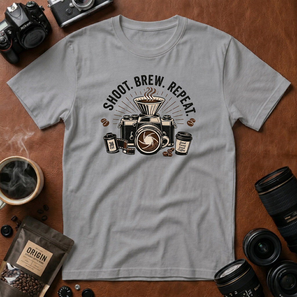 Shoot Brew Repeat T-Shirt
