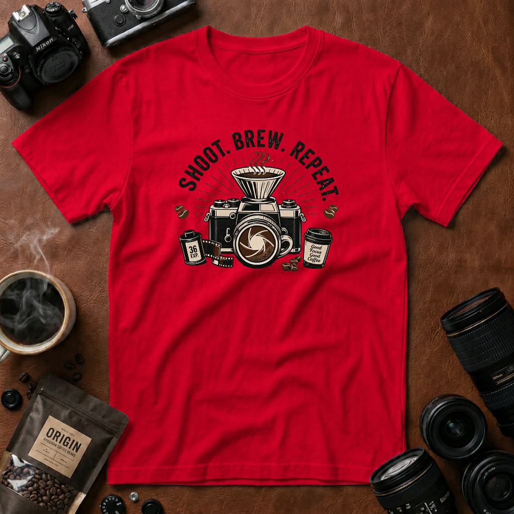 Shoot Brew Repeat T-Shirt