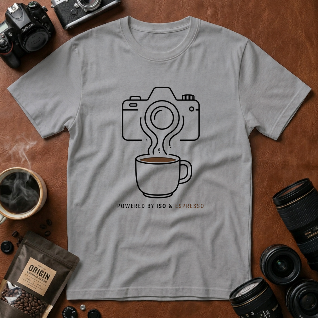 Powered by ISO & Espresso T-Shirt