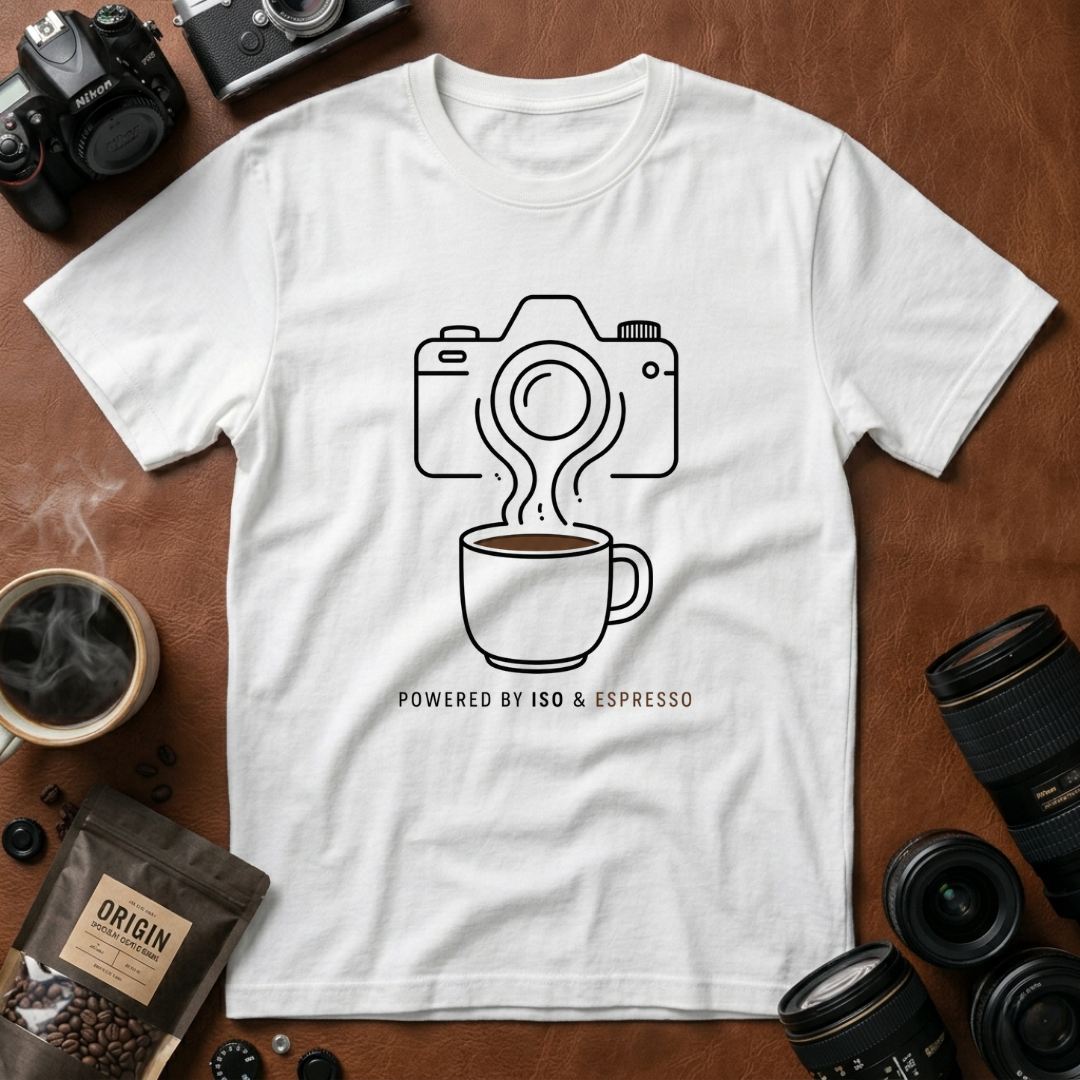 Powered by ISO & Espresso T-Shirt