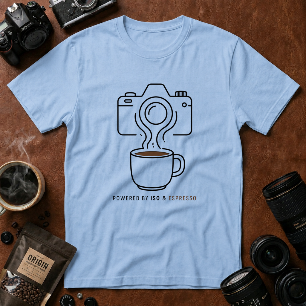 Powered by ISO & Espresso T-Shirt