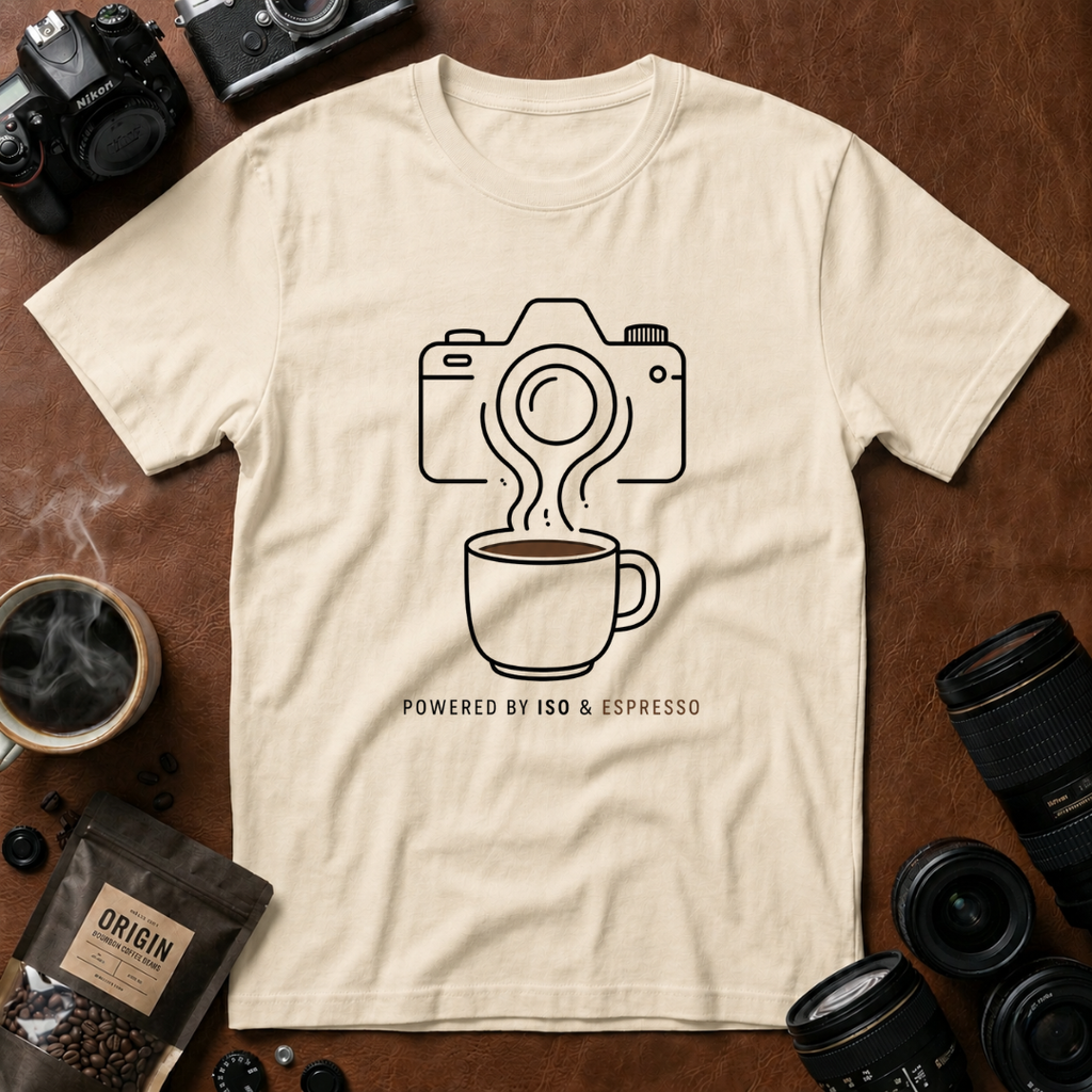 Powered by ISO & Espresso T-Shirt