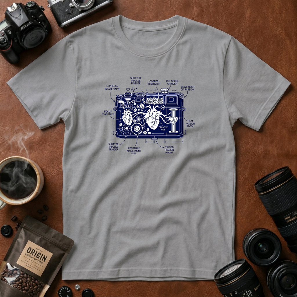 Coffee Photography Organs T-Shirt