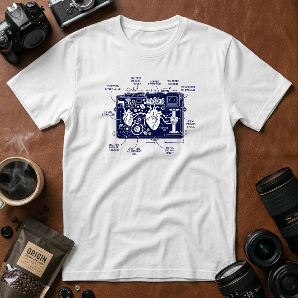 Coffee Photography Organs T-Shirt