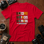 No Coffee No Focus No Photos T-Shirt