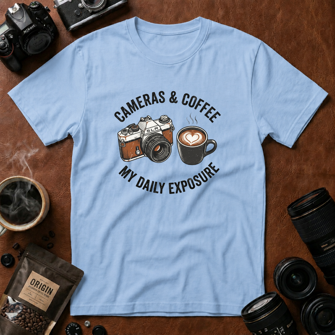 Camera & Coffee My Daily Exposure T-Shirt